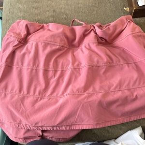 lululemon athletica Rose Pink Circle Skirt with Built-In Shorts